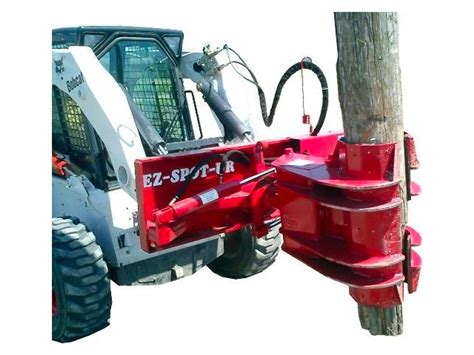 setting 646 poles with skid steer|pole setters for sale.